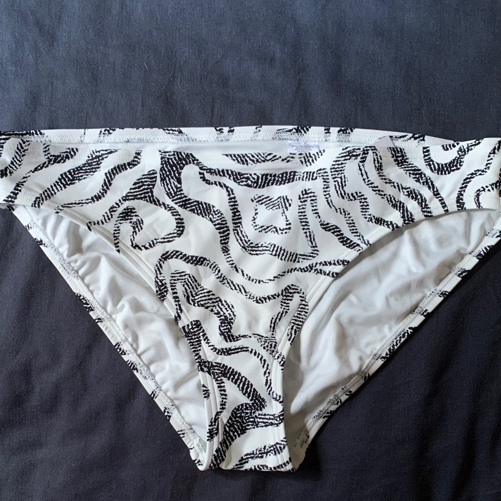 LOFT Ripple Patterned Classic Bikini Bottom - Picture 2 of 6